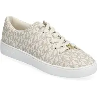 Michael Kors Låg sneaker 'KEATON' kräm / mörkbrun
