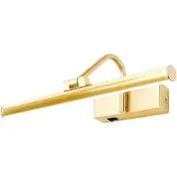 Orion Gyllene LED-tavelbelysning Sofia – 30 cm, Mässing / guld, Vardagsrum / matsal, Metall, Modern, Vägglampa, vägglampa inomhus