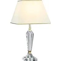 Orion Bordslampa Veronique, Creme / bärnsten, Vardagsrum / matsal, Kristall, Bordslampa