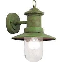 Orion Vägglampa utomhus Leonie, dimbar, Grön, Metall, Vintage, Utomhusvägglampa