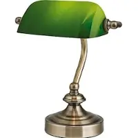 Orion Skrivbordslampa Zora, Brun / mässing, Arbetsrum / kontor, Metall, Antik, Bordslampa