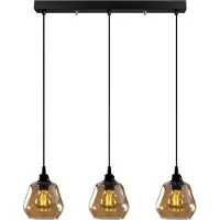 Opviq Glas pendellampa Gold 032 , dimbar, Mässing / guld, Vardagsrum / matsal, Glas, Pendellampa