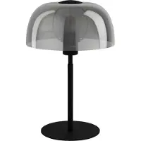 Eglo SOLO 2 bordslampa E27 svart/svart-transparent