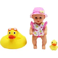 Happy Friend Holly Docka med Simring och Badanka 25 cm Happy Friend