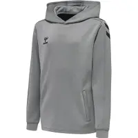 Hummel Luvtröja Core XK Poly - Grå/Svart Barn, storlek 116 cm