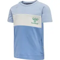 Hummel T-shirt - hmlAslan - Silver Lake Blue - - 74 - T-shirt