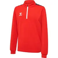 Hummel Träningströja Authentic 1/2 Zip - Röd Barn, storlek 140 cm