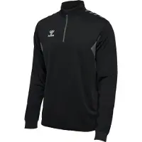 Hummel Träningströja Authentic 1/2 Zip - Svart, storlek Large