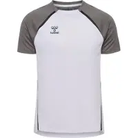 Hummel Tränings T-Shirt hmlLEAD 2.0 - Vit/Grå/Svart, storlek XX-Large