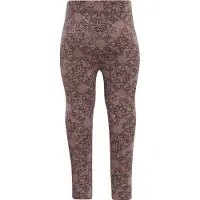 Hummel Leggings - hmlFia - Deep Taupe m. Silverglitter - - 68 - Leggings