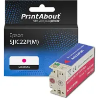 PrintAbout SJIC22P (C) cyan bläckpatron (varumärket 123ink)