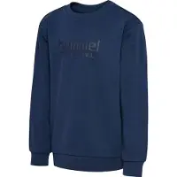 Hummel Sweatshirt - hmlJR Base - Dress Blues - - 5-6 år (110-116) - Sweatshirt