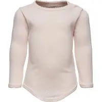 Hummel Body - l/ä - HMLella - Rosa m. Hålmönster - - 56 - Body L/Ä