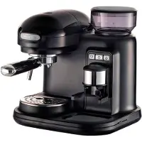 Ariete Moderna 1318 - Kaffemaskin med mjölkskummare - 15 bar - svart