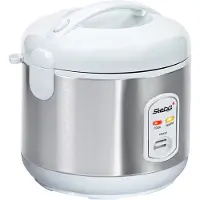 Steba RK 2 - Riskokare - 1.8 liter - 700 W - rostfritt stål / vitt