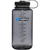 Nalgene Flaska 1L Wide Mouth Sustain (Färg: Gray with Black Cap)