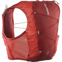 Salomon - Trailryggsäckar - Active Skin 8 Set Red Dahlia/High Risk Red för Unisex - Storlek L - Röd