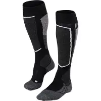 Falke - Skidstrumpor - SK2 Intermediate Cashmere M Black Mix för UnisexUll - Storlek 46-48 - Svart