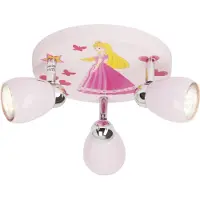 Brilliant Princeza Takbelysning Halogen GU10 50 W Rosa