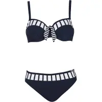 Sunflair Bikini marinblå / vit