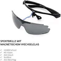 Yeaz Sportsolglasögon 'Sunsup' svart