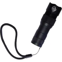 Kh-security Pro Alarm LED Ficklampa med handrem, med USB-gränssnitt Uppladdningsbara batteri 300 lm 99 g