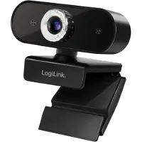 Logilink Pro full HD USB webcam with microphone Full HD-Webkamera klämfäste, Mikrofon