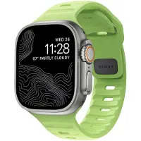 Nomad Sport Band, Band, Smartwatch, Ljusgrön, Apple, Ultra / 46mm, Gummi