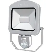 Ledino Spot Charlottenburg sensor silver 30W 3 000 K, Aluminium / grå / zink, Aluminium / grå / zink, Modern, LED-utomhuslampa