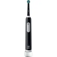 Braun Oral-B Pro 1 8700216012935, Vuxen, Roterande och oscillerande tandborste, Daglig vård, Känslig, Tandblekning, Svart, 2 min, Rund