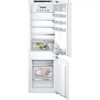 Siemens iQ500 coolEfficiency KI86SHDD0 - Kylskåp/frys - bottenfrysskåp - inbyggd - fördjupning - bredd: 56 cm - djup: 55 cm - höjd: 177.5 cm - 265 liter - Klass D