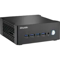 Shuttle Computer Group Shuttle XPC nano NA10H7 - Barebone - mini-PC 1 x Ryzen 7 8845HS / upp till 5.1 GHz - RAM 0 GB - Radeon 780M - Gigabit Ethernet