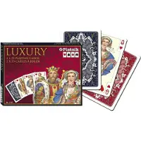 Gibsons Piatnik spelkort - Luxury Poker Size, dubbel kortlek