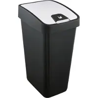 Keeeper soptunna “magne” 45 liter antracit/creme 2-vägs öppning