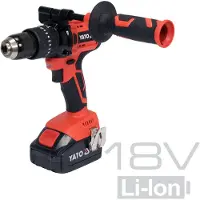 YATO Skruvdragare/borr YT-82790; 18 V; 1x3,0 Ah batt.
