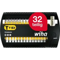 Wiha 41832 Bit-Set 31 delar Stjärnspår Phillips, Stjärnspår Pozidriv, TORX Plus