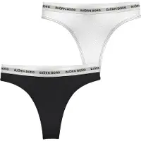 Björn Borg Core Logo Thong 2-pack Svart, L
