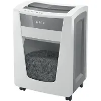 Leitz IQ Office Pro P4 Dokumentförstörare 15 ark Partikelsnitt 4 x 40 mm P-4 30 l Strimlar också Häftklamrar, Gem