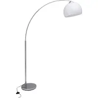 Brilliant Vessa 92940/75 Ståbelysning LED E27 60 W Krom, Vit