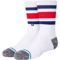 Stance - Strumpor - Boyd St Offwhite för UnisexBomull - Storlek 38-42 - Vit