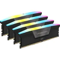 Corsair Vengeance RGB - DDR5 - sats - 64 GB: 4 x 16 GB - DIMM 288-pin - 6600 MHz / PC5-52800 - CL32 - 1.4 V - ej buffrad - svart