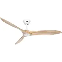 CasaFan ECO AIRSCREW 152 MW-NT Takfläkt 28 W (Ø x H) 1520 mm x 275 mm Matt vit med fjärrkontroll, Vinterdrift
