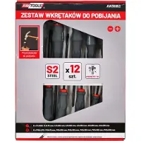 AWTOOLS Skruvmejselsats AW36952; SLx6; PHx6; 12 st.