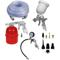 Einhell 4132776 Pneumatisk ringtryckmätare Snabbklämsystem 8 bar inkl. Tillbehör
