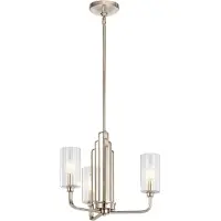 Quintiesse Design pendellampa Kimrose, dimbar, Förkromad / silver, Vardagsrum / matsal, Metall, Pendellampa