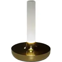 Konstsmide 7827-803 Biarritz LED-batteribordslampa Guld