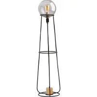 Näve Golvlampa Stelo, Svart, Vardagsrum / matsal, Metall, Modern, Golvlampa