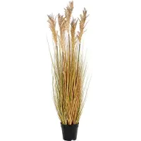 House Nordic Herbe artificielle Sorghum 110 cm Naturel 442818