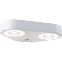 Paulmann Silma 94868 LED-utomhusväggbelysning med rörelsedetektor LED LED fast installerad 11 W Vit