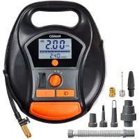 Osram Automotive OTIR6000 Kompressor TYREinflate 6000 5.5 bar Automatisk avstängning, Digital display, med arbetslampa, med Powerbank-funktion, 12V/230V
